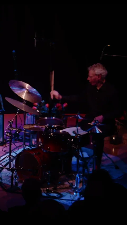 Performance preview for PETE ROTH TRIO feat. Bill Bruford "Full Circle" opening.